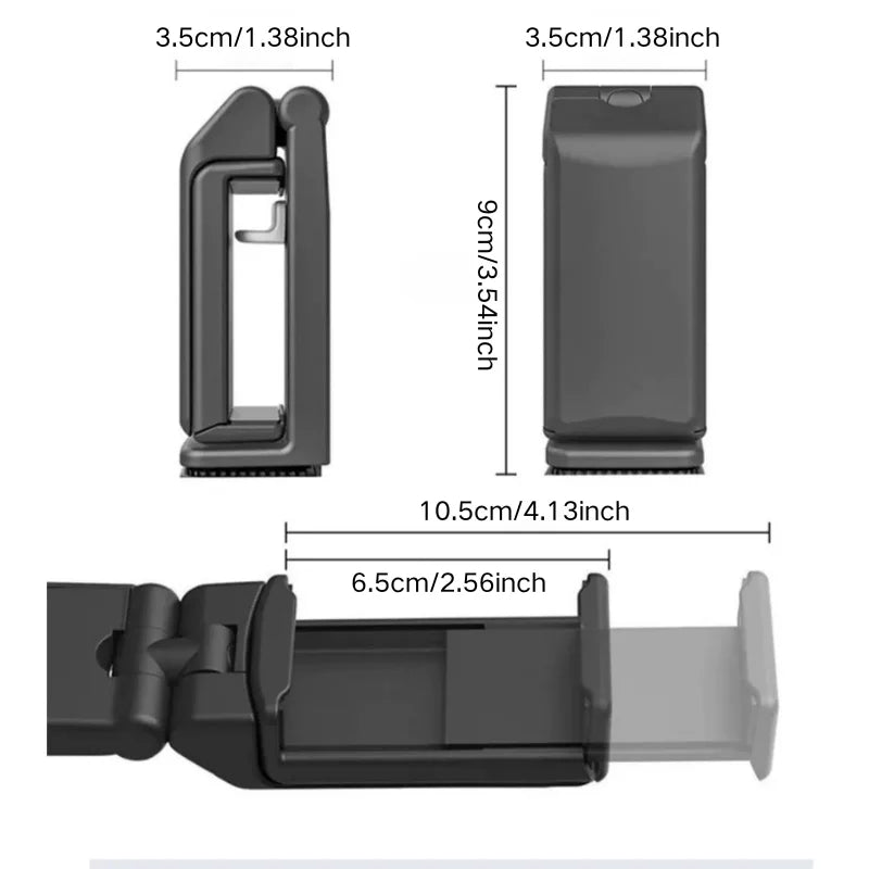Grön/ Rosa - Hopfällbara mobilstativ är perfekt för UGC, flygresor, tågresor, bil och skrivbord, 360° Roterbart & Handsfree